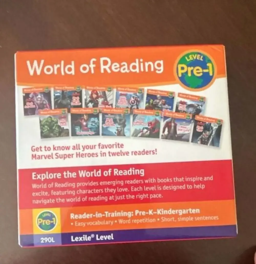 World of Reading Marvel: Meet the Super Heroes! Pre-Level 1 Boxed Set (12 Book C